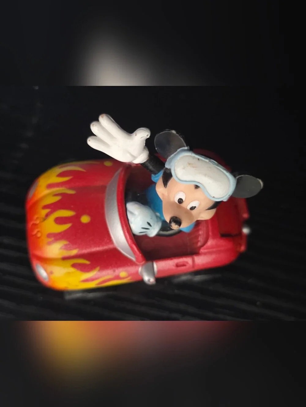 Disney Mickey Mouse Red Racer Toy Car with Blue Outfit